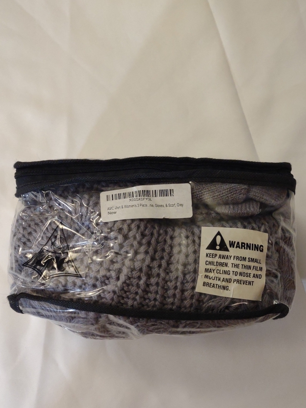 NWOT Knit Winter Set - Scarf/Gloves/Hat | Grey